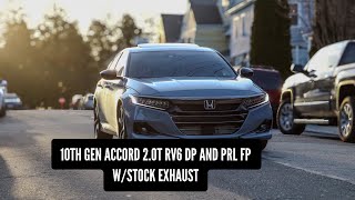10TH GEN HONDA ACCORD 2.0T GETS RV6 DOWNPIPE AND PRL FRONTPIPE