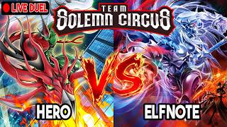 Elemental Hero Vs Ars Magna Elfnote Yu-Gi-Oh! Locals Feature Match | Live Duel