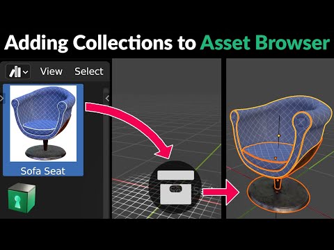 Blender Secrets -  Two methods for adding Collections and rigged characters to the Asset Browser