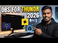 How to Use OBS Virtual Camera with Thundr (2026 Updated Guide)