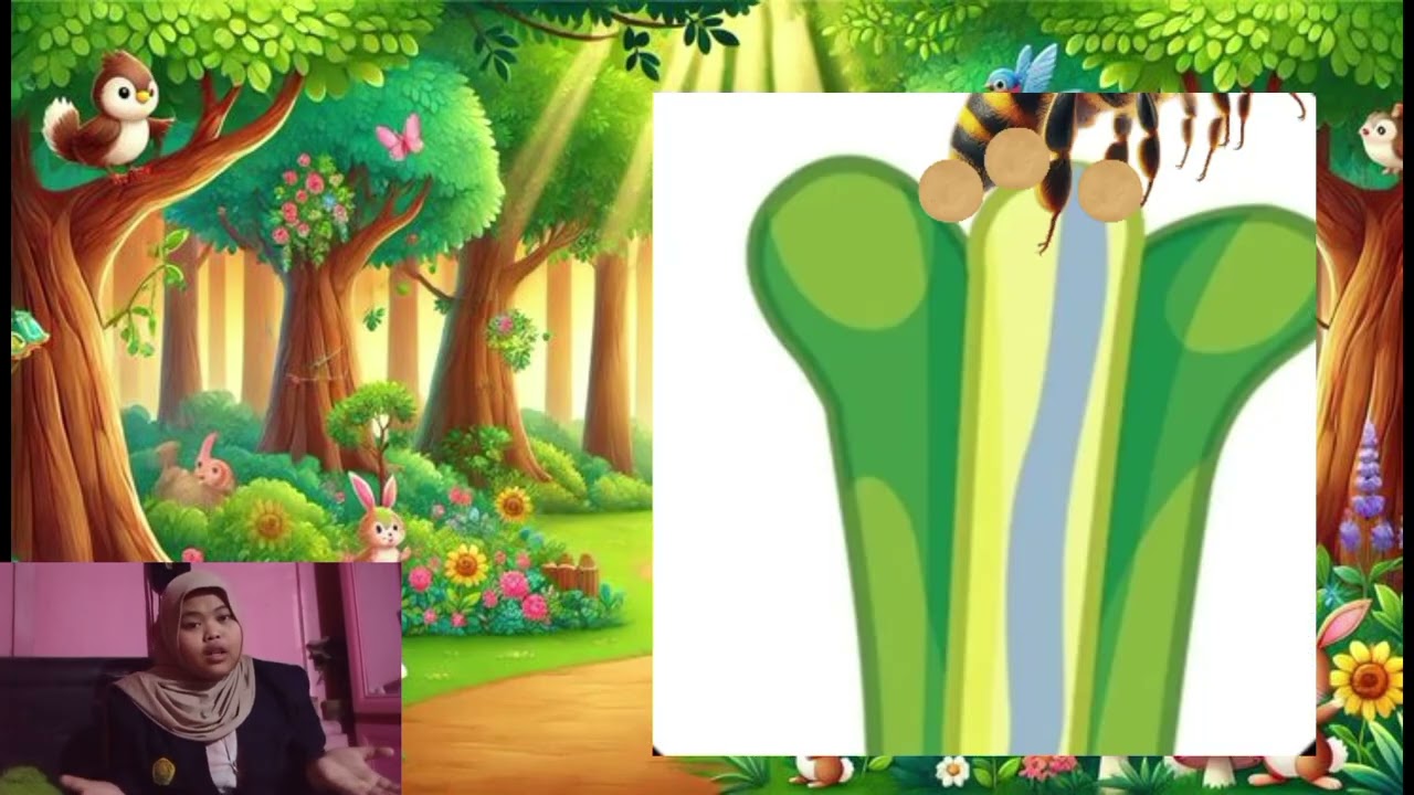 LITTLE BEES AND THE SECRET OF FLOWER'S POLLINATION