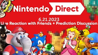 Nintendo Direct 6.21.2023 Live Reaction With Friends + Prediction Discussion