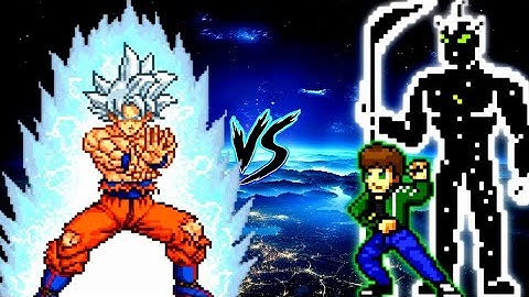 Son Goku DBS V7 OP (all form) VS Ben 10 Ultimate Alien V2 OP (all form) in Jump Force Mugen