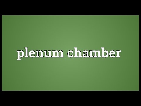 Plenum Meaning In English