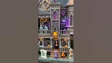Thumbnail of Haunted Estates Lemax Halloween Spooky Town at Michael's Scary NEW 2023 YouTube #Shorts Video