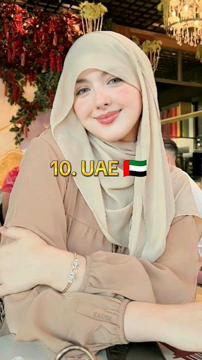 Top 10 muslim countries with most beautiful 🌹 women 😍 #shorts #beautiful #muslim