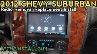 2012 chevy suburban radio removal replacement install upgrade
