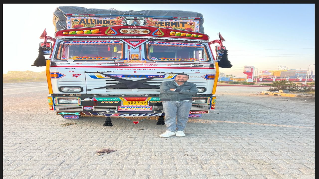 भाई ने ले ली नयी सोलह चका गाड़ी ❤️