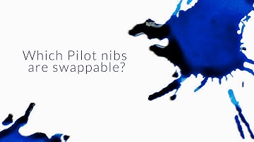Which Pilot Nibs Are Swappable? - Q&A Slices