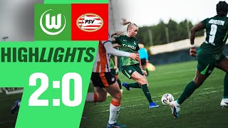 Peddemors Und Bussy Zum Sieg Highlights Vfl Wolfsburg - Psv Eindhoven