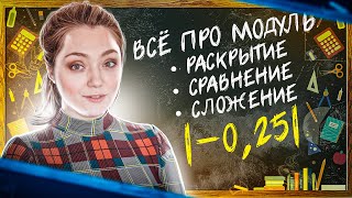 КАК раскрывать МОДУЛЬ? · СРАВНЕНИЕ модулей · СЛОЖЕНИЕ модуля с числом · Математика 6 класс