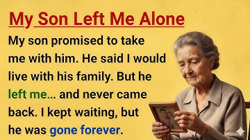 Learn English with Stories ⭐ My Son Left Me Alone | Level 3 English Listening & Speaking Practice