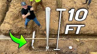 This 10 Foot Pipe Will Make or Break Our Plumbing... Here's Why