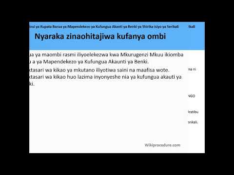 Video: Jinsi Ya Kufungua Shirika La Mradi