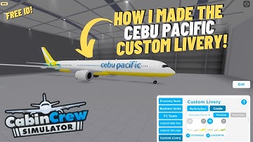 Custom Livery Tutorial in Cabin Crew Simulator | ROBLOX