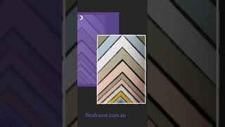 Colour picture frames at Fix-a-Frame Brisbane