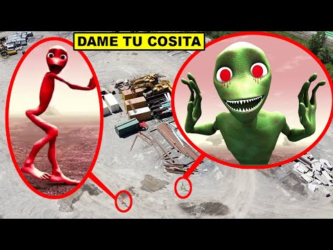 DRONE CATCHES DAME TU COSITA AT ABANDONED DUMP | DAME TU COSITA CAUGHT ON DRONE IN REAL LIFE!