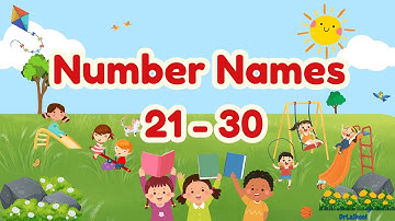 Numbers | Number Names 21 to 30 | Numbers Learning for Kids | Dr La Skool #drlaskool #21to30 #Number