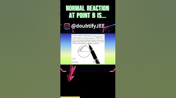 A bead of mass m is attached to one end of a spring of natural length R and spring...| Doubtify JEE