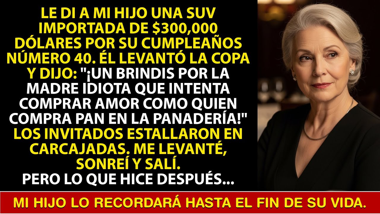 Le regalé un carro de lujo a mi hijo... y me humilló ante todos. No esperaba mi venganza.