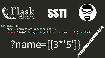 Python SSTI: Attack Flask framework using Jinja2 template engine