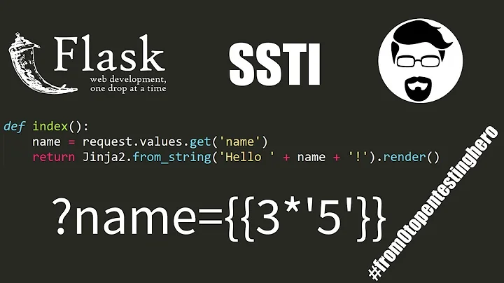 Python SSTI: Attack Flask framework using Jinja2 template engine