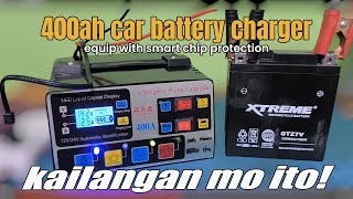 mas pinamurang intelligent car battery charger | 12v/24v | intelligent pulse upgrade