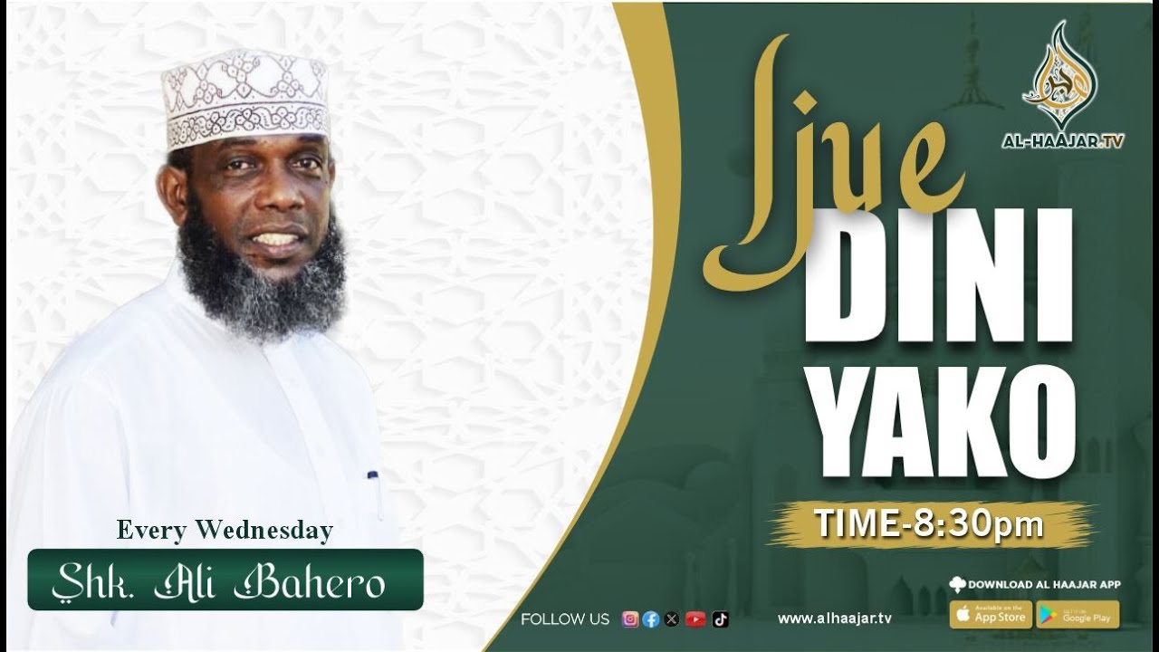 🔴📺#LIVE : IJUE DINI YAKO || KIPINDI CHA MASWALI NA MAJIBU || SHEIKH ALI BAHERO & ABDULRAHMAN ALLUI