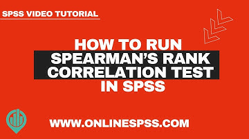 How to Run Spearman’s Rank Correlation Test in SPSS - Explained Step by Step