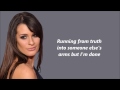 Lea Michele Anything&#39;s Possible with lyrics