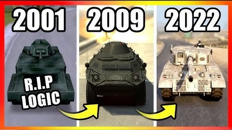 Evolution of TANKS LOGIC in GTA Games (2001-2022)