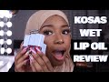 NEW KOSAS WET LIP OIL SWATCHES AND REVIEW (ON BROWN SKIN)