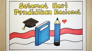 Cara membuat poster hari pendidikan nasional 2024