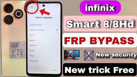 Infinix Smart 8 | 8 HD : GOOGLE/FRP BYPASS Android 13/14 Without PC | No Setting Open -No Palm Store