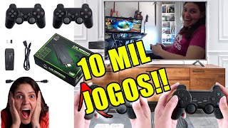 COMPREI o VIDEO GAME STICK com 10 MIL JOGOS!! Dica pro Natal! MUITO BARATO!! screenshot 4