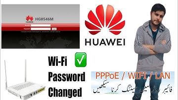 Huawei Device Change Wi-Fi password in Mobile FTTH Huawei ONU Change Wi-Fi password in Mobile Urdu