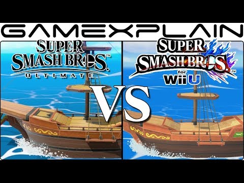 Super Smash Bros. Ultimate Graphics Comparison: Switch vs. Wii U (ALL RETURNING STAGES!)