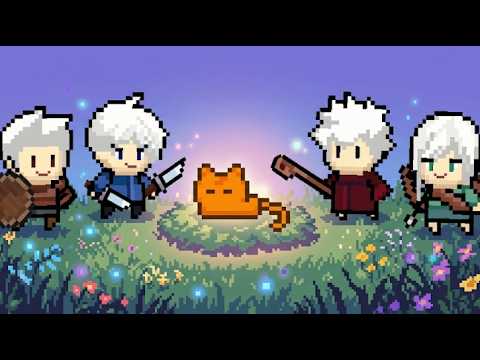 [신작 모바일게임] 국산 2D 픽셀 도트 장비 파밍 RPG 게임 '냥이 수호단 : 픽셀 방치형 키우기 RPG' (Kitty Guardians-Pixel Idle RPG) 플레이.