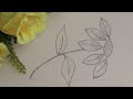 Really Easy Flower Pattern - Hand Embroidery Tutorial For Beginners Step By Step - Embroidery Queen