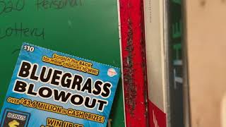 2X $10 Bluegrass Blowout KY lottery. Scratch tickets