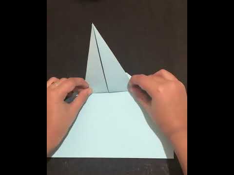 Easy origami paper rocket