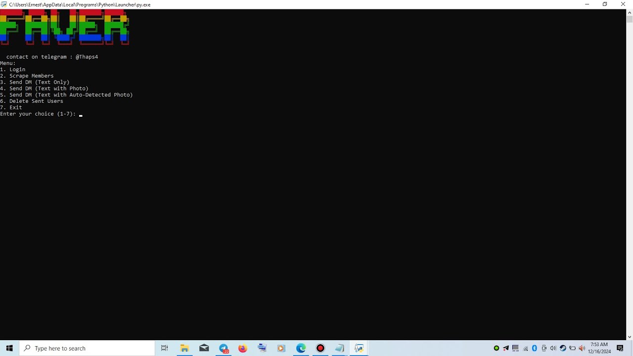 Telegram Mass dm 2024 to 2026