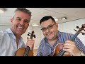 Sandor Javorkai compaires original Guarneri with my Master violins