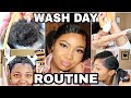 FULL WASH DAY ROUTINE *after braids* | 10 Step Natural Haircare Regimen | MAINTENANCE SERIES