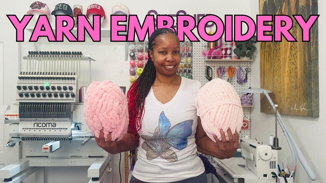 Yarn Sweatshirt | Embroidery & Chat - YouTube