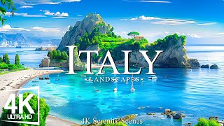 Italy 4K Video - Amazing Beautiful Nature Scenery With Relaxing Music - 4K VIDEO ULTRA HD
