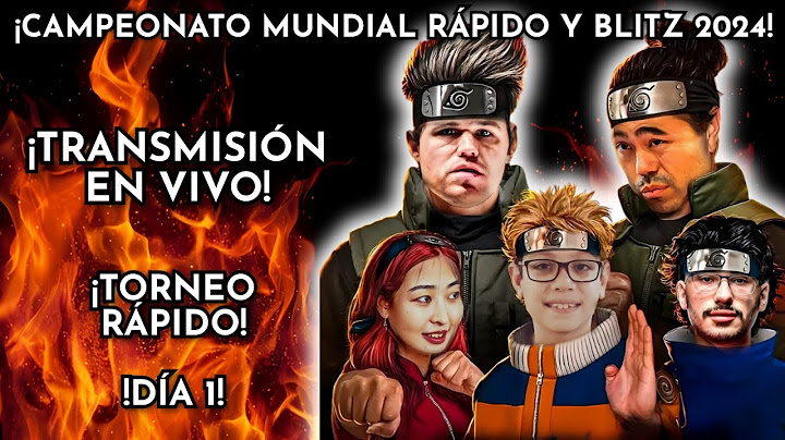 🔥CAMPEONATO MUNDIAL RÁPIDO 2024 - DÍA 1🔥 ¡CARLSEN, NAKAMURA, ORO! TRANSMISIÓN EN VIVO LICHESS.ORG