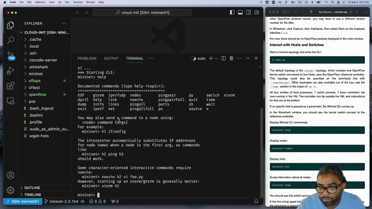 Mininet installation