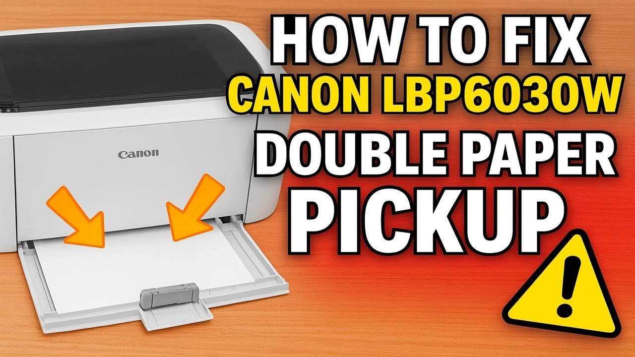 How to Fix Canon LBP6030W Double Paper Pickup Issue | 