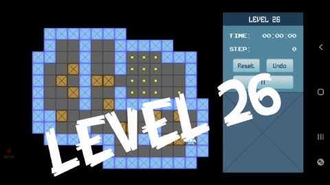 Classic Sokoban Level 26 | without UNDO | Solution 1 - 90